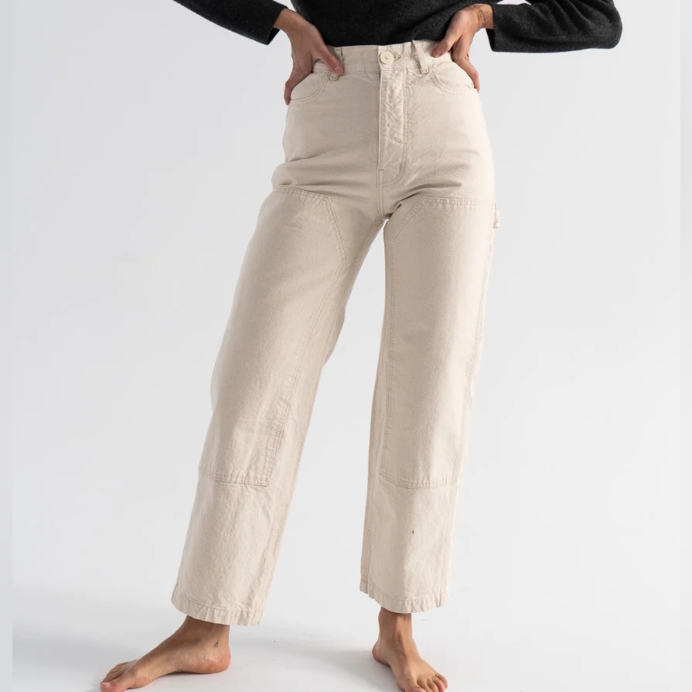 Jesse Kamm Patchfront Handy Pants in Natural – Size 8